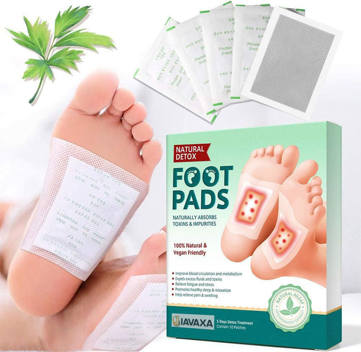 Deep Cleansing Foot Pads for Detox & Relaxation | Internal Toxin Removal, Pain Relief, Better Sleep & Circulation for Men & Women(BUY 1 GET 1 FREE)