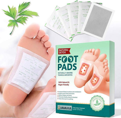 Deep Cleansing Foot Pads for Detox & Relaxation | Internal Toxin Removal, Pain Relief, Better Sleep & Circulation for Men & Women(BUY 1 GET 1 FREE)