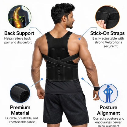 Posture Corrector Belt For Men & Women [Pack of 2]