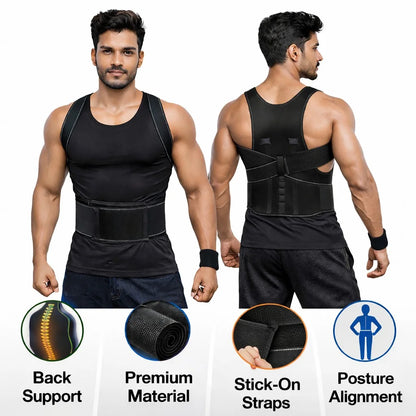 Posture Corrector Belt For Men & Women [Pack of 2]